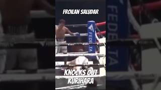 Froilan Saludar Knocks out Kurihara  Saludar Vs Kurihara trending boxing [upl. by Sancha141]