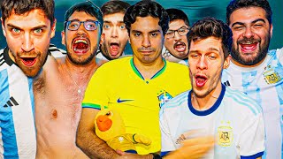 Brasil 0 Argentina 1  Reacciones de Amigos  Eliminatorias Mundial 2026 [upl. by Adian]