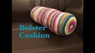 Ophelia Talks about a Crochet Bolster Cushion [upl. by Aerdied]