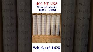 400 Years Mechanical Calculator  Schickard 1623 [upl. by Nnaycnan679]