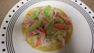 Jaiba Tostadas recipe  Crab dip [upl. by Norrab997]