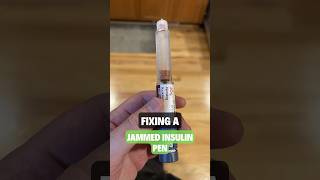 How to fix a Jammed Insulin Pen That’s Not Working🤔 diabetics [upl. by Klarika]