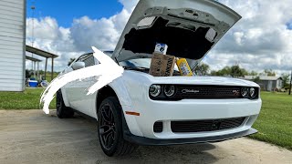 FIRST OIL CHANGE For My 2022 Dodge Challenger RT Scat Pack [upl. by Krutz948]