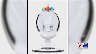 4moms recalls mamaroo baby swing and rockaroo baby rocker [upl. by Eladnwahs]