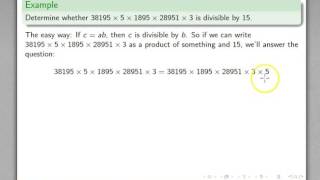 Divisors and Divisibility [upl. by Ravens]