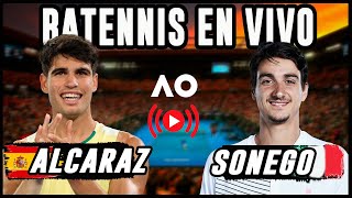 Carlos Alcaraz vs Lorenzo Sonego  Abierto de Australia 2024  Reaccionando en VIVO [upl. by Goldfarb]