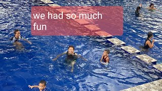 Swimming at the Hotel Pool in Cebu with Kids [upl. by Kynthia587]