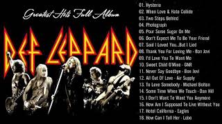 Def Leppard Full Album  Def Leppard Greatest Hits  Best Slow Rock All Time [upl. by Sanyu]