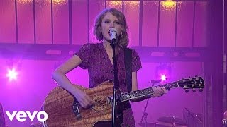 Taylor Swift  Back To December Live on Letterman [upl. by Namar]