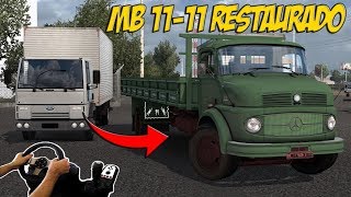 MB 1111 RESTAURADO E COM CARROÇERIA NOVA  ROTAS BRASIL  ETS 2 MODS [upl. by Loraine51]