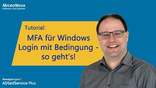 MultiFaktorAuthentifizierung für Windows Logon mit Bedingung [upl. by Fusco314]