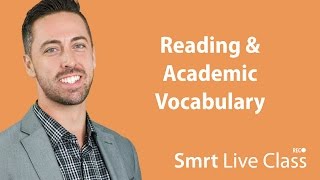 Reading amp Academic Vocabulary  English for Academic Purposes with Josh 17 [upl. by Kienan579]