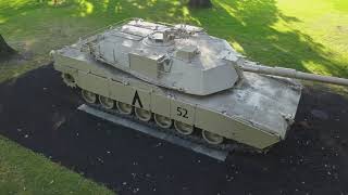 M1 Abrams Main Battle Tank Aerial Drone Video [upl. by Alletneuq517]