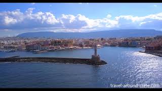 Chania Lighthouse  Crete Greece [upl. by Wilkens]