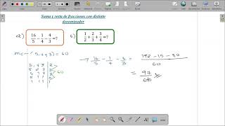 Resta y Suma de fracciones con distinto denominador [upl. by Serafina]