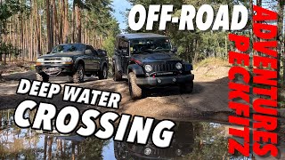 Jeep amp Chevrolet  Deep Water Fording  OffRoad Park Peckfitz [upl. by Leinnad288]