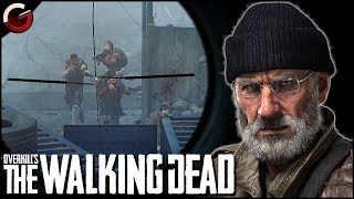 BASE DEFENSE WITH SNIPER AGAINST BANDITS  OVERKILLs The Walking Dead Gameplay [upl. by Kcaz]