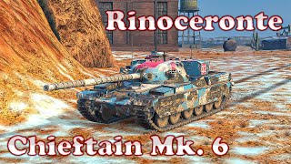 Chieftain Mk 6 Rinoceronte  WoT Blitz UZ Gaming [upl. by Burger587]