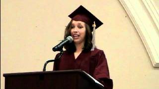 Skylars 8th Grade Valedictorian Speech [upl. by Whitver455]