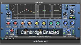 Cambridge EQ Plugin for UAD2 [upl. by Leugimesoj263]