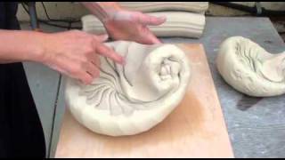 38 Learning Spiral Wedging  Kneading Clay 菊練り with HsinChuen Lin 林新春 菊練揉土示範 [upl. by Darcy]