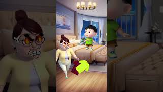 Jojo Its hard to go to school mom is furious⁉️⁉️cartoon comedy family [upl. by Ynaoj]