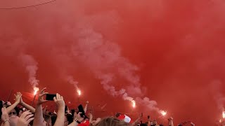 Stuttgart  Köln 21 14052022 Stimmung Gästeblock Ultras Köln [upl. by Aisatnaf]