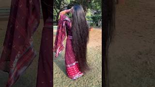 Long hair girl haircare shorts youtubeshorts longhair hairstyle hairgrowth shortsviral [upl. by Deste165]