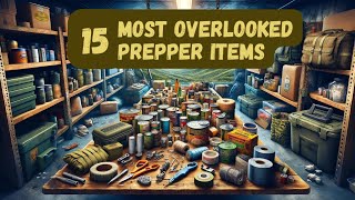 15 Most Overlooked Prepper Items Are You Prepared shtf [upl. by Levana303]