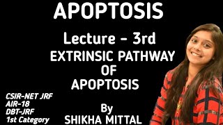 EXTRINSIC PATHWAY OF APOPTOSIS CSIRNET JRF LIFESCIENCE [upl. by Adnilreh]