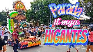 HIGANTE PARADE Kalibo AtiAtihan Festival 2024 [upl. by Lodhia]