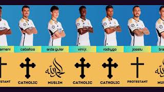 Real Madrid 20232024 Players Religion [upl. by Delmore]