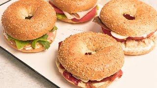 4 Recetas de bagels [upl. by Lukin]