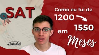 Como tirei 1550 no SAT vindo de meses no 1200 Tudo sobre a prova E saúde mental [upl. by Eelynnhoj]