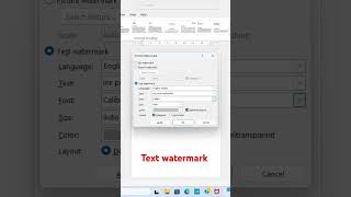 Ms Word me page me Text watermark Kaise lagaye [upl. by Nomead151]