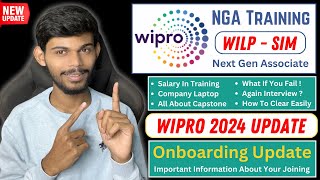 Watch This Before Wipro NGA Training  Ace Capstone Project amp Exams  Salary amp Laptop [upl. by Eicyaj447]