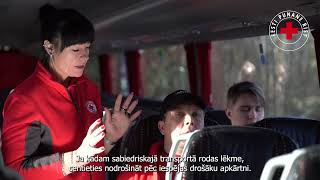 Pirmā palīdzība autobusā  lēkme [upl. by Wolpert]