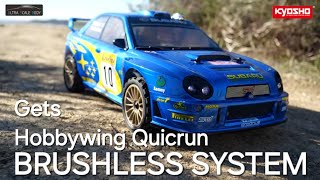 Kyosho 2002 Subaru WRC Swaybar amp Hobbywing Brushless Install [upl. by Eelirrem]