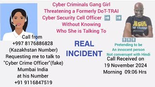 Girl From Cyber Criminal Gang  Real Incident [upl. by Leviralc]