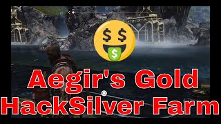 God of War Easy Money Exploit Aegirs gold Farm best gold farm [upl. by Nodyarb]