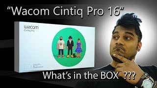 WACOM cintiq pro 16 whats in the box [upl. by Mackey]