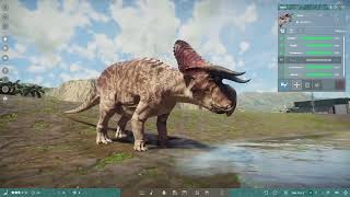 Prehistoric Kingdom  Nasutoceratops sounds [upl. by Strohbehn]