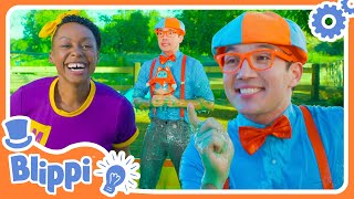 SLIME Curiosity  More  Blippi and Meekah Best Friend Adventures  Educational Videos for Kids [upl. by Nerissa]