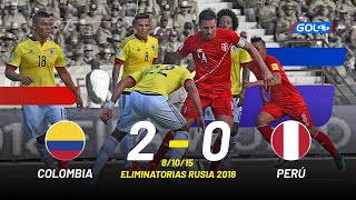 Colombia vs Perú acá revivimos los mejores momentos del partido rumbo al Mundial 2018 [upl. by Tarryn]