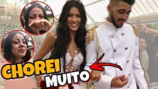 VLOG CASAMENTO JAQUELINE SOBRINHO amp DIEGO chorei muito 😭 EMOCIONANTE [upl. by Ribal]