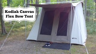 Time Lapse Setting Up and Breaking Down Our Kodiak Canvas Flex Bow Tent [upl. by Caddaric]