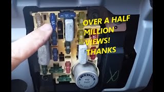 HOW TO CHECK FUSE FOR ODOMETER AND SPEEDOMETER THAT ARE NOT WORKING [upl. by Keyes601]