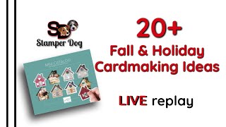 🔴 20Card Fall amp Holiday Card Ideas 🔴 [upl. by Eessej]