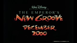 The Emperors New Groove  Theatrical Trailer 1 35mm 4K June 30 2000 [upl. by Noland411]