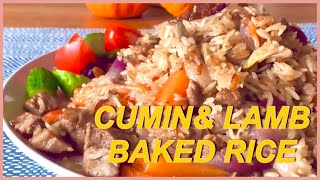 Deliciously Fragrant Cumin Lamb Baked Rice ❤ 孜然羊肉焗飯 Warm and Cozy Simple Easy at Home Recipe [upl. by Deanna553]